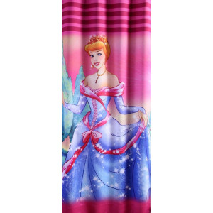 3D Printed Blackout Fabric Pack of 1 Curtain for Bedroom (Cinderella in Wedding Dress)