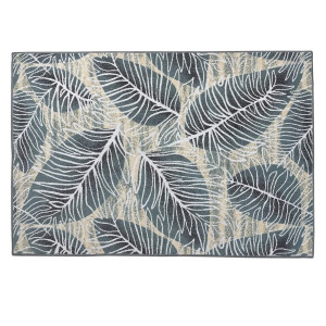 Welspun Anti – Skid & Machine Washable 981 GSM Polyester Carpet for Living Room, Bedroom & Dining Area (Grey)
