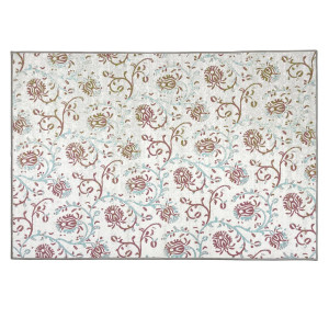 Welspun Anti – Skid & Machine Washable 981 GSM Polyester Carpet for Living Room, Bedroom & Dining Area (Light Beige)