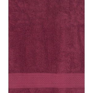 Jockey 100% Cotton Terry Ultrasoft and Highly Absorbent 600 GSM Solid Bath Towel for Bathroom (Burgundy)