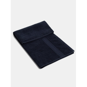 Jockey 100% Cotton Terry Ultrasoft and Highly Absorbent 600 GSM Solid Bath Towel for Bathroom (Navy Blue)