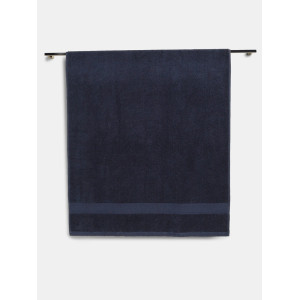 Jockey 100% Cotton Terry Ultrasoft and Highly Absorbent 600 GSM Solid Bath Towel for Bathroom (Navy Blue)