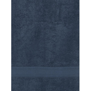 Jockey 100% Cotton Terry Ultrasoft and Highly Absorbent 600 GSM Solid Bath Towel for Bathroom (Navy Blue)