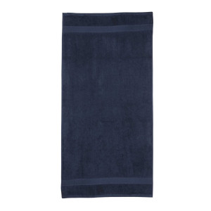 Jockey 100% Cotton Terry Ultrasoft and Highly Absorbent 600 GSM Solid Bath Towel for Bathroom (Navy Blue)