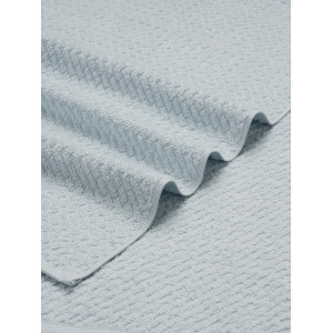 SPACES 100% Cotton Terry Ultrasoft and Quick Absorbent 420 GSM Solid Bath Towel for Bathroom (Delicate Blue)