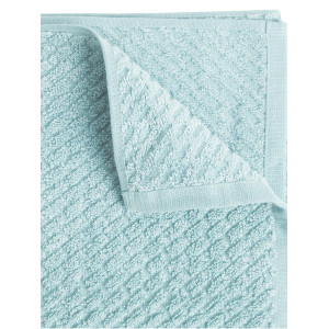 SPACES 100% Cotton Terry Ultrasoft and Quick Absorbent 420 GSM Solid Bath Towel for Bathroom (Delicate Blue)