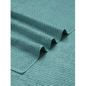 SPACES 100% Cotton Terry Ultrasoft and Quick Absorbent 420 GSM Solid Bath Towel for Bathroom (Dusty Turquoise)